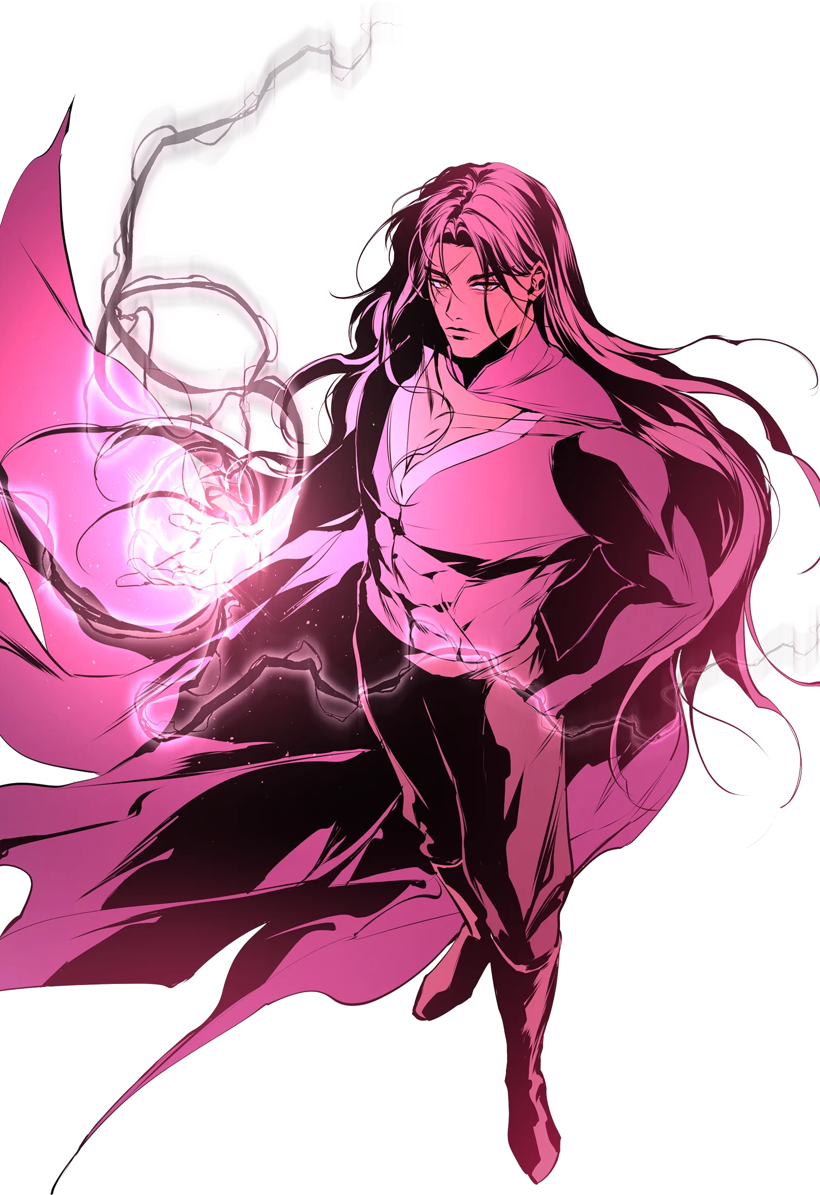 Character before background