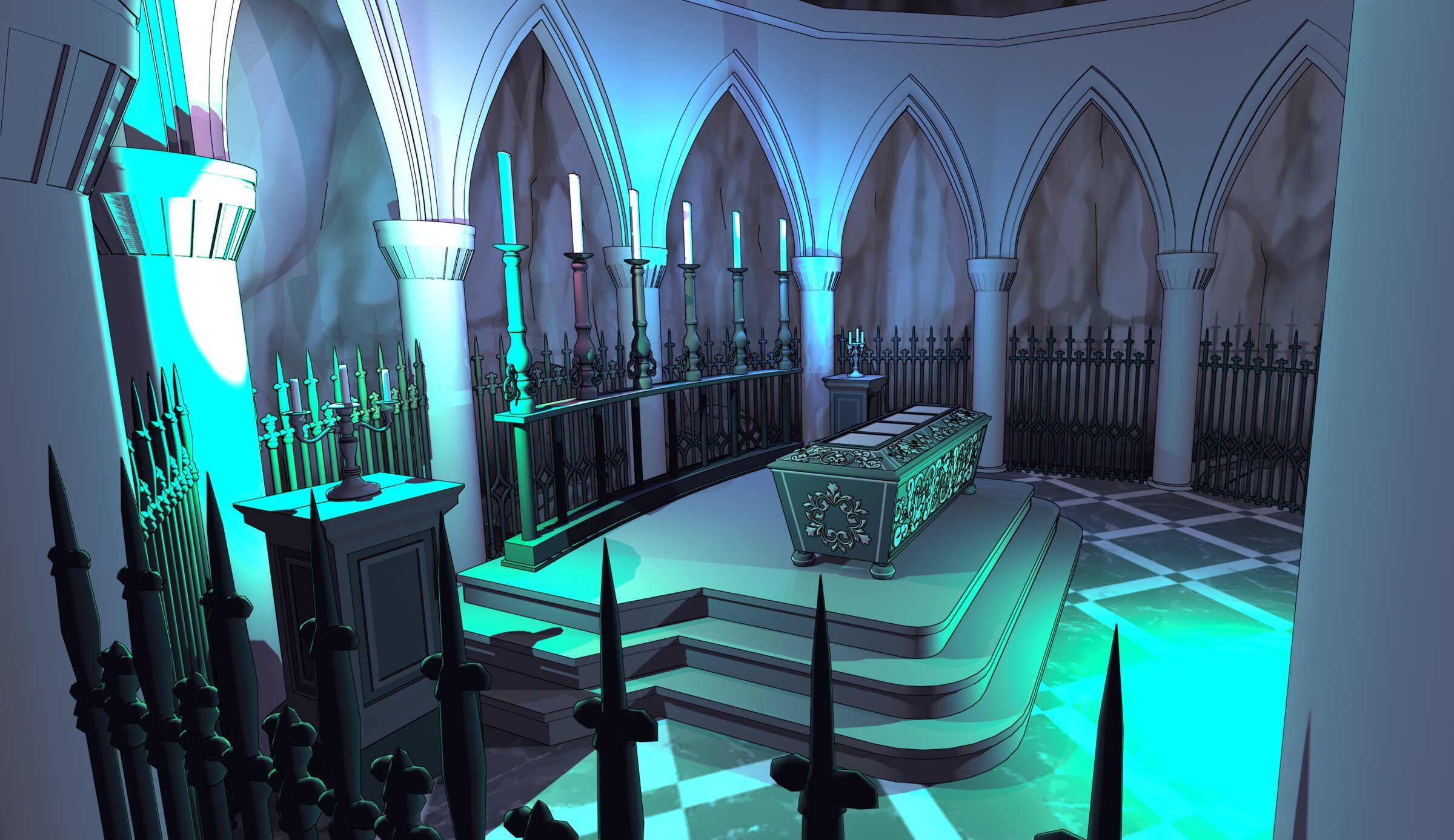 Scene 2 — built with ABLUR