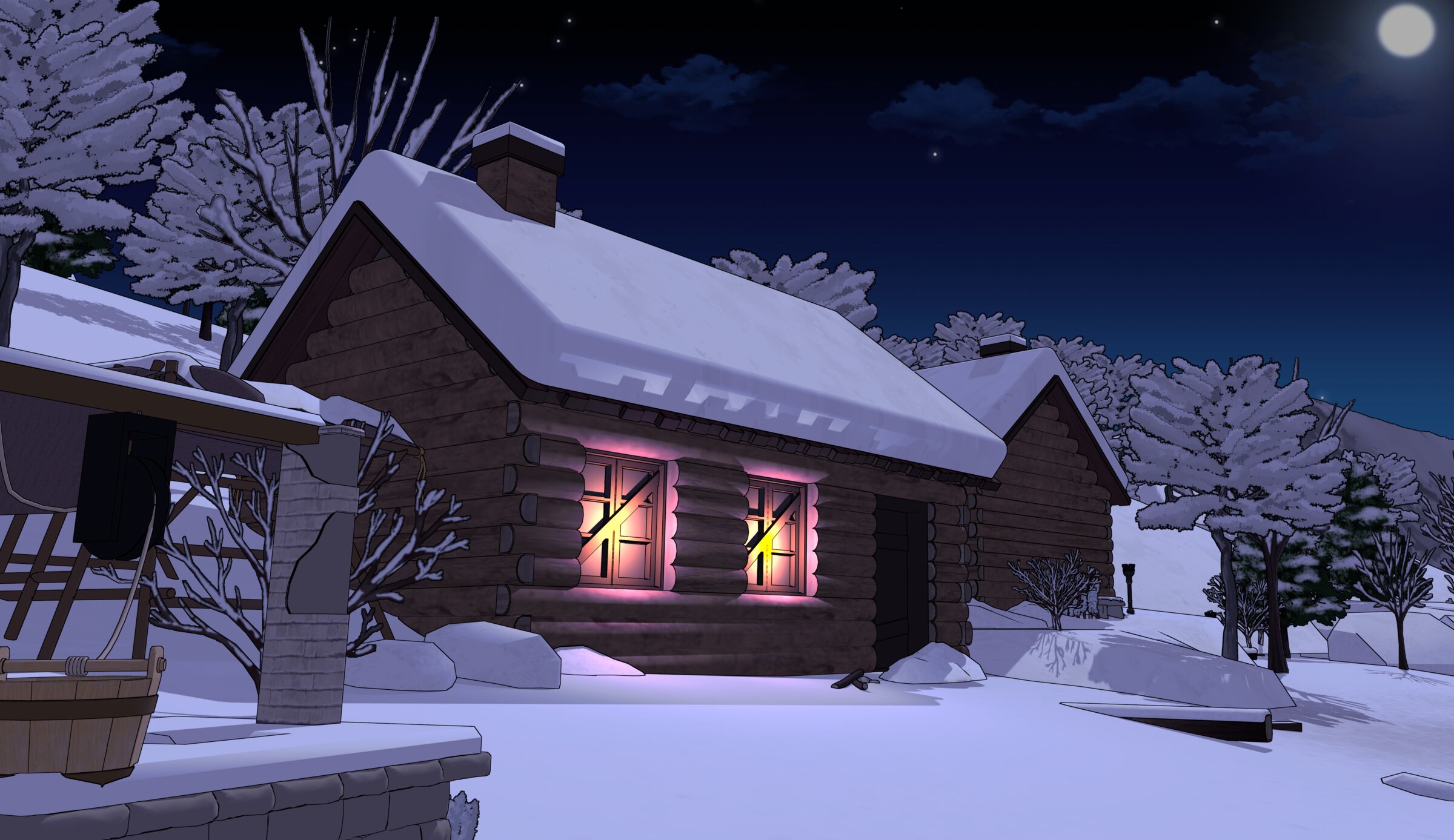 Scene 5 — built with ABLUR